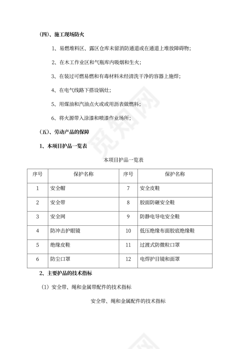 安全专项施工方案