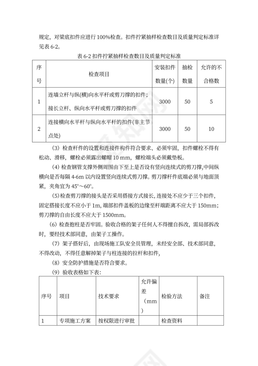 高支模安全专项施工方案