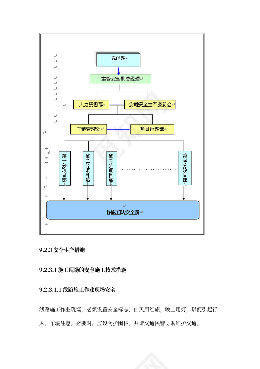 安全管理措施方案