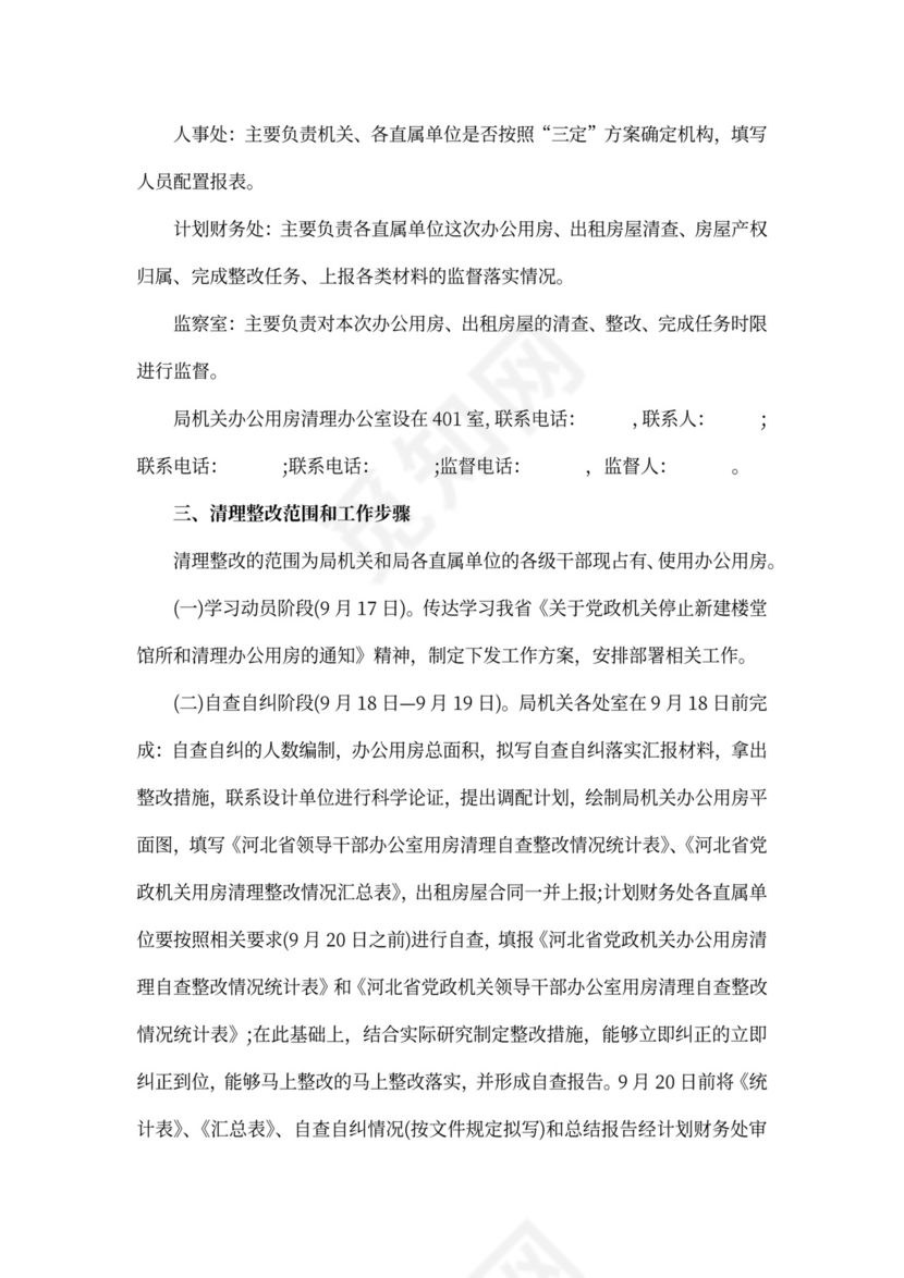 房屋装修方案范文