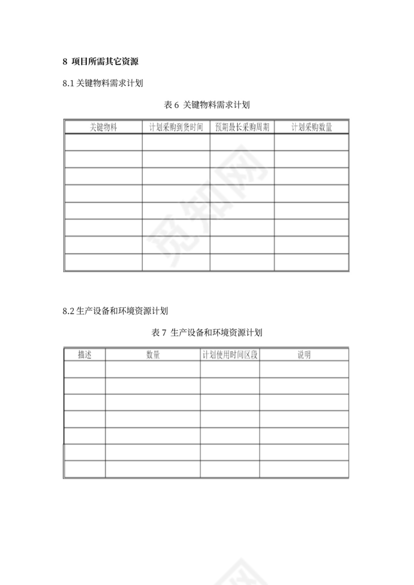 产品研发计划书