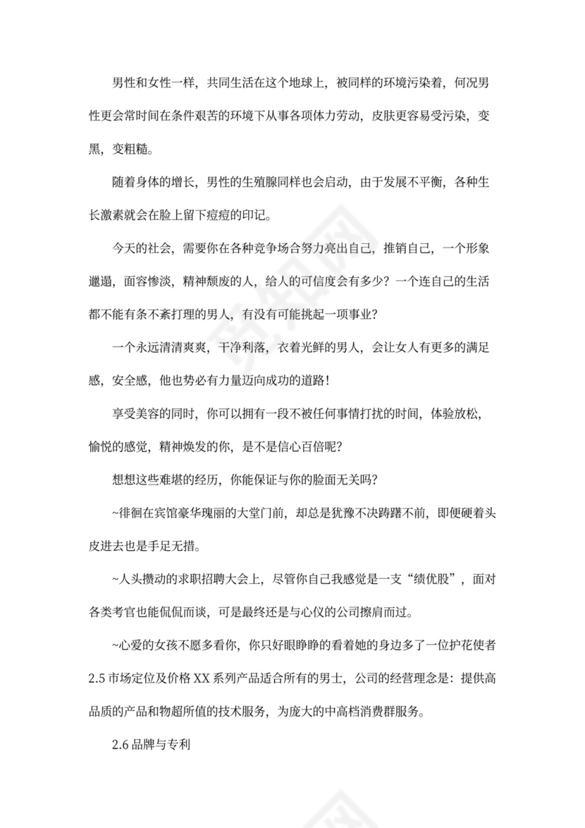 公司商业企划书