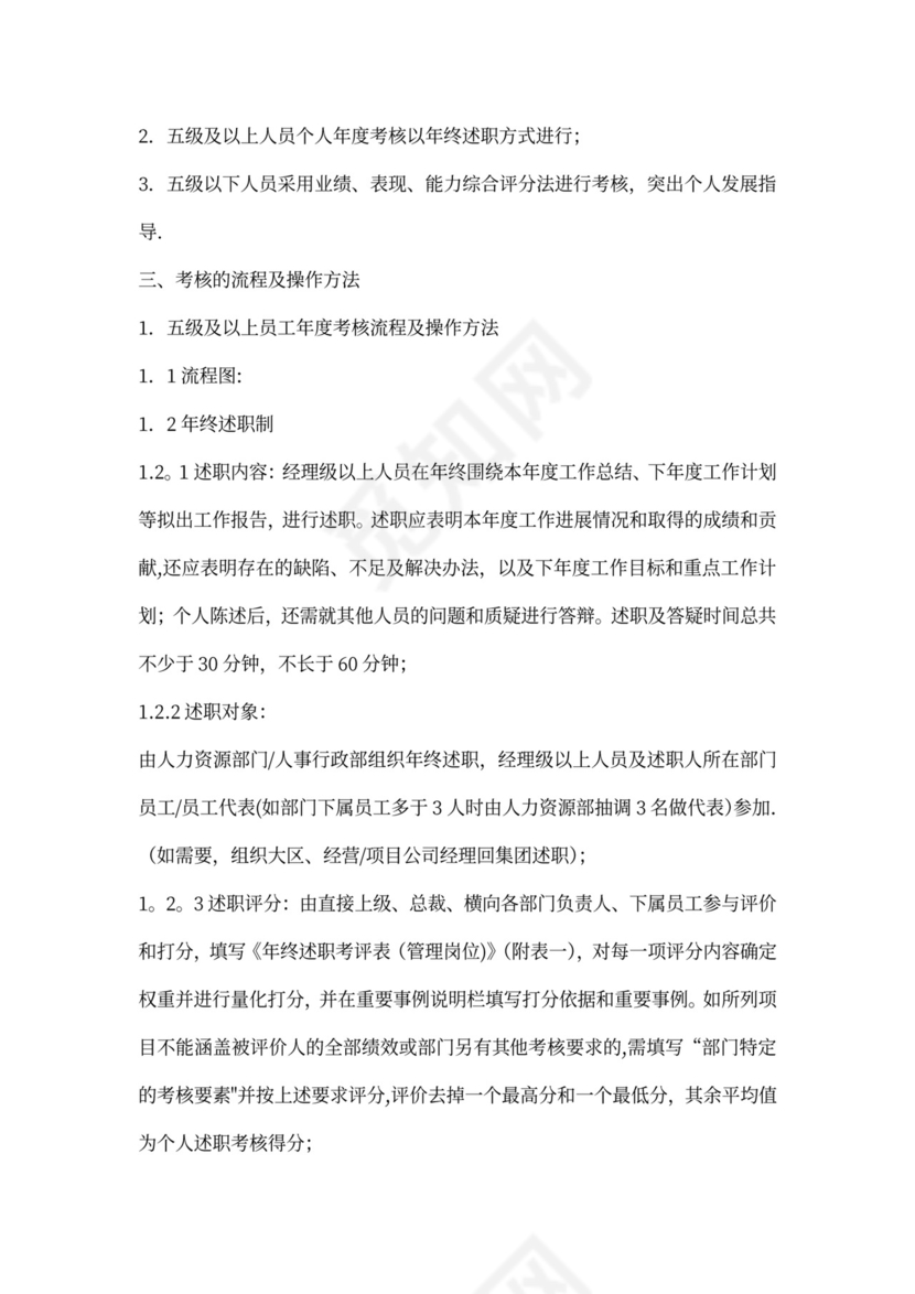 阿里巴巴绩效考核制度