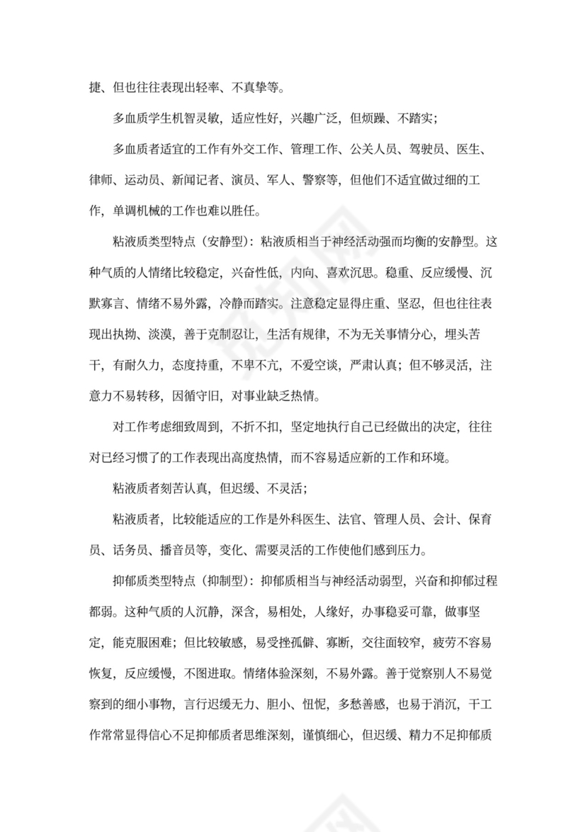 职业规划测试题