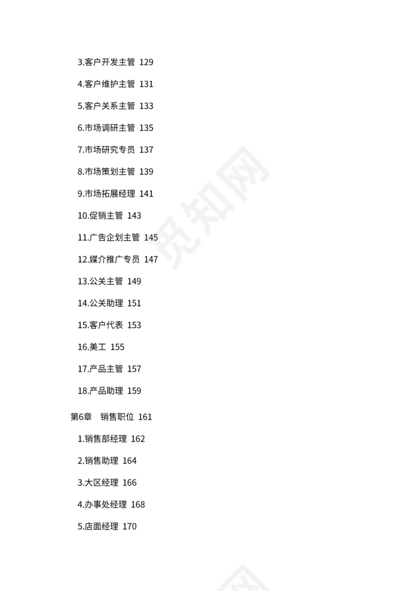 人事管理职位说明书与绩效考核范本