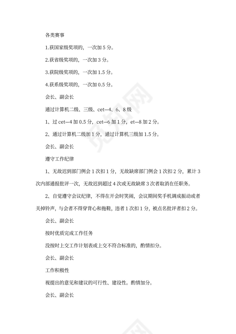 部门规章制度4篇