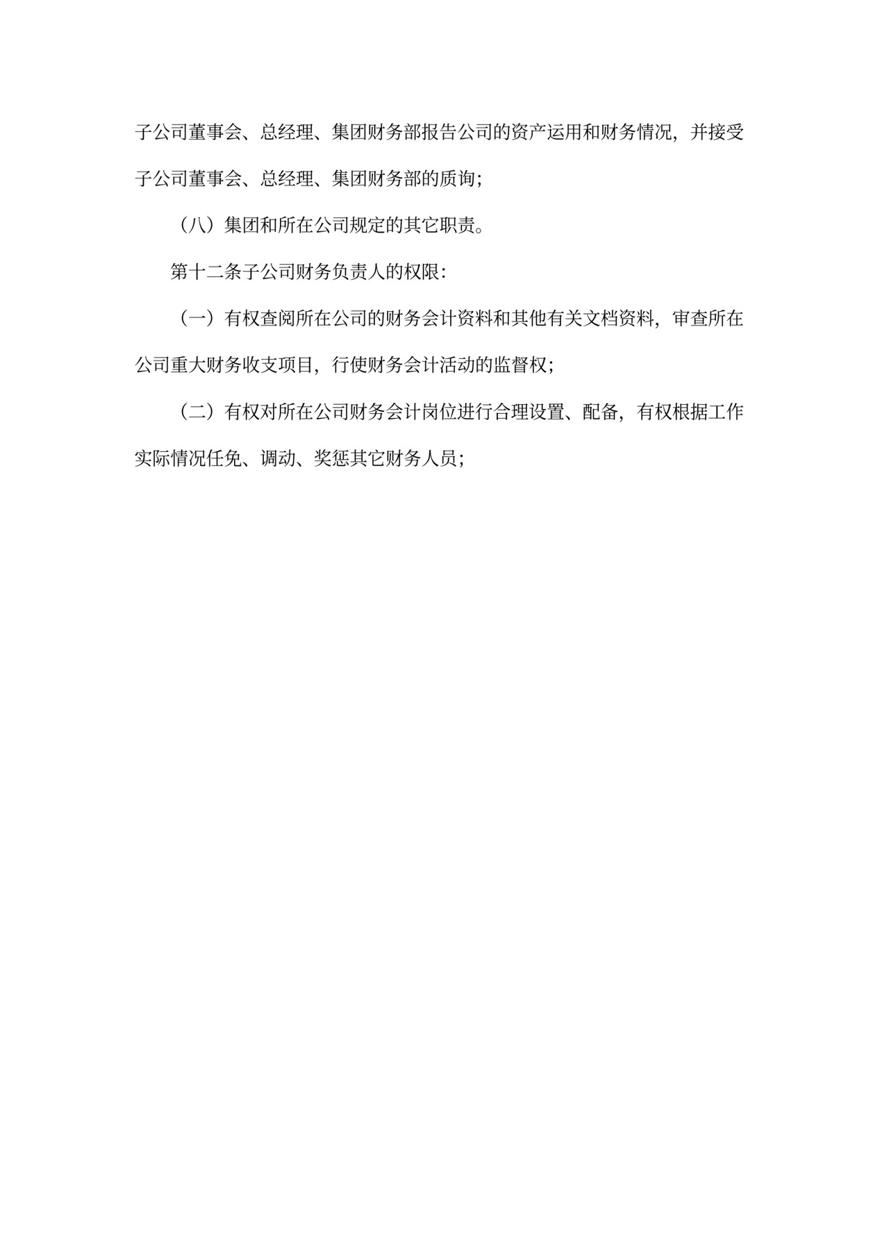 集团公司财务人员管理办法(全)