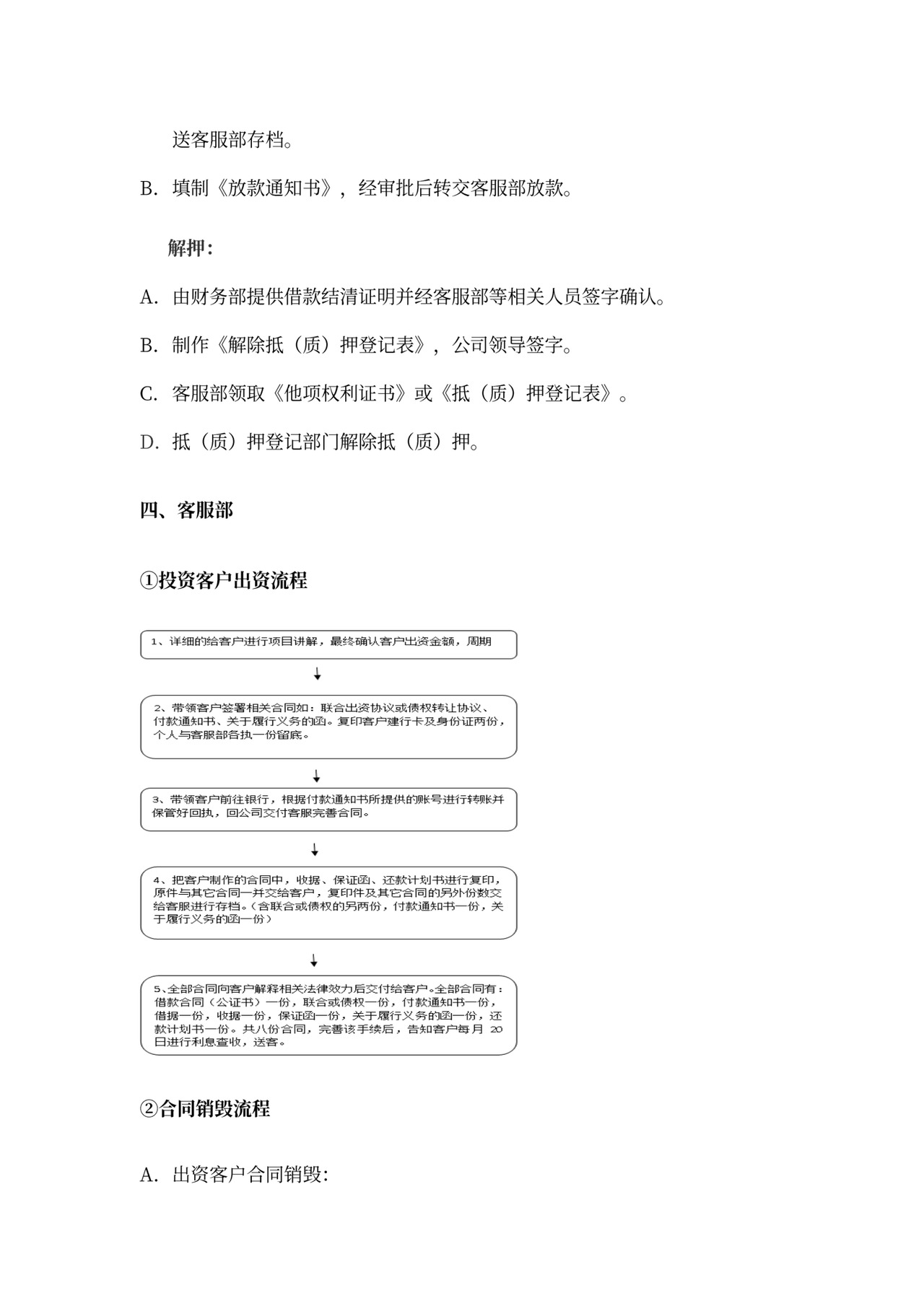 各部门的岗位职责