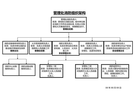 新消防组织架构图