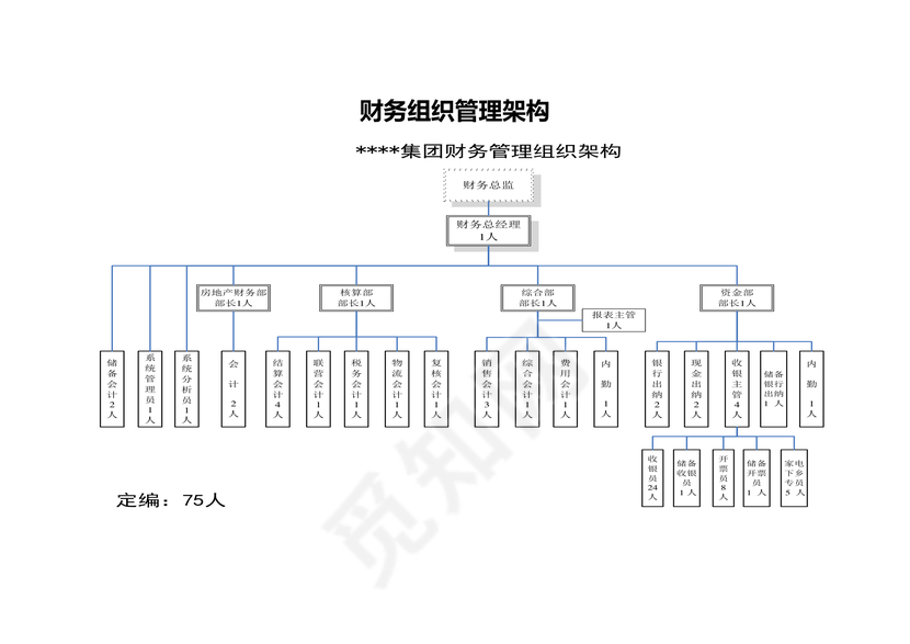 财务组织管理架构新