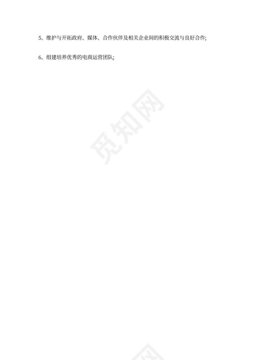电商运营总监工作的职责