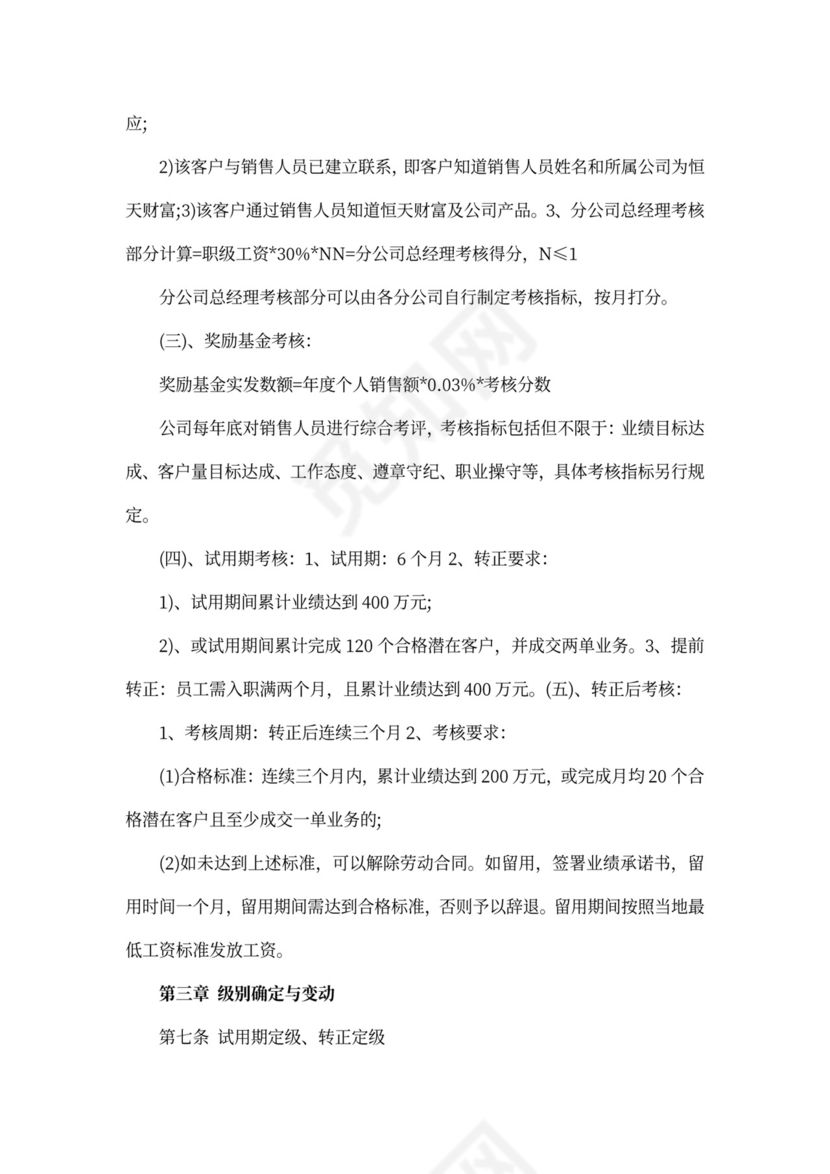 公司绩效考核办法
