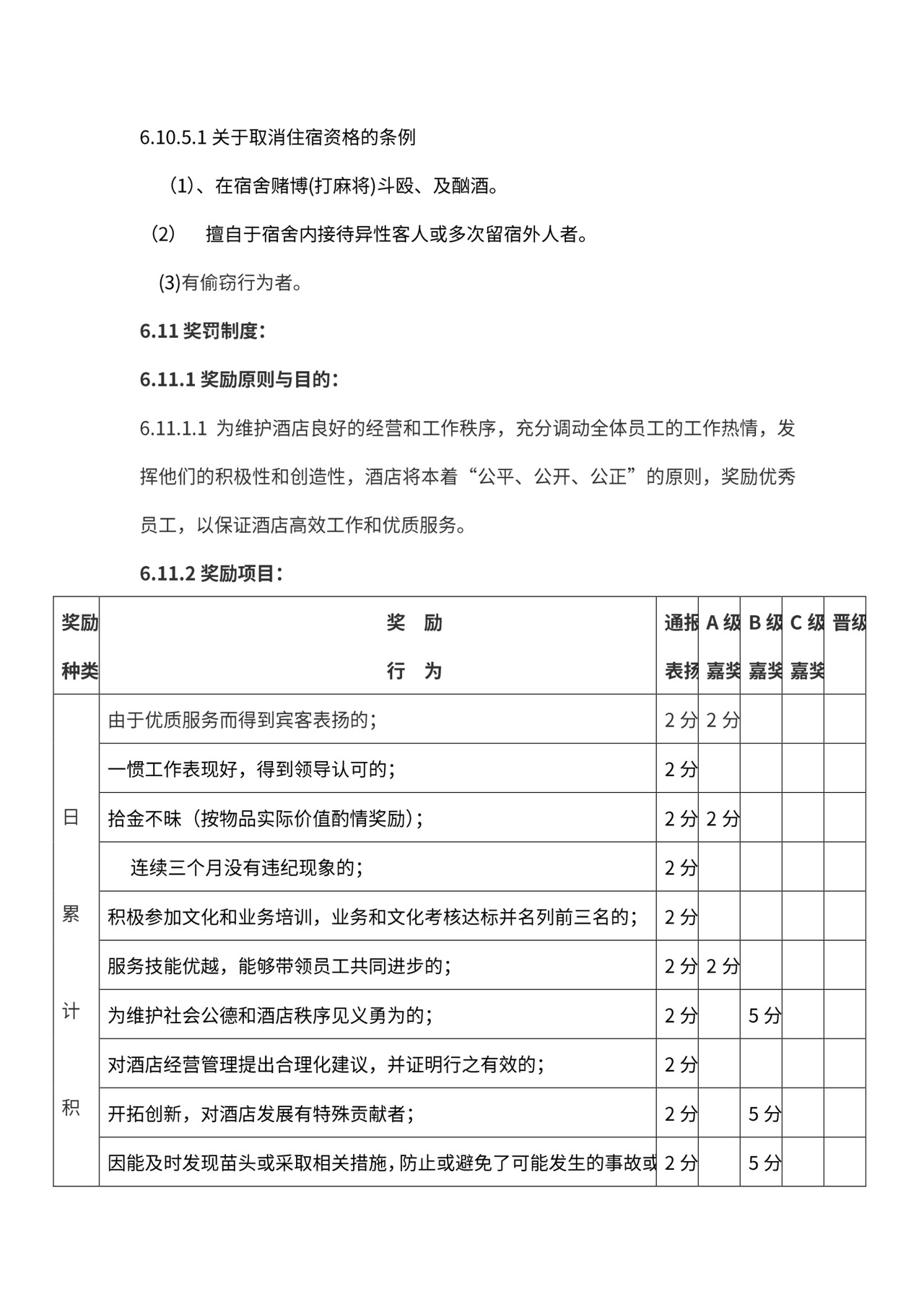 某酒店员工手册