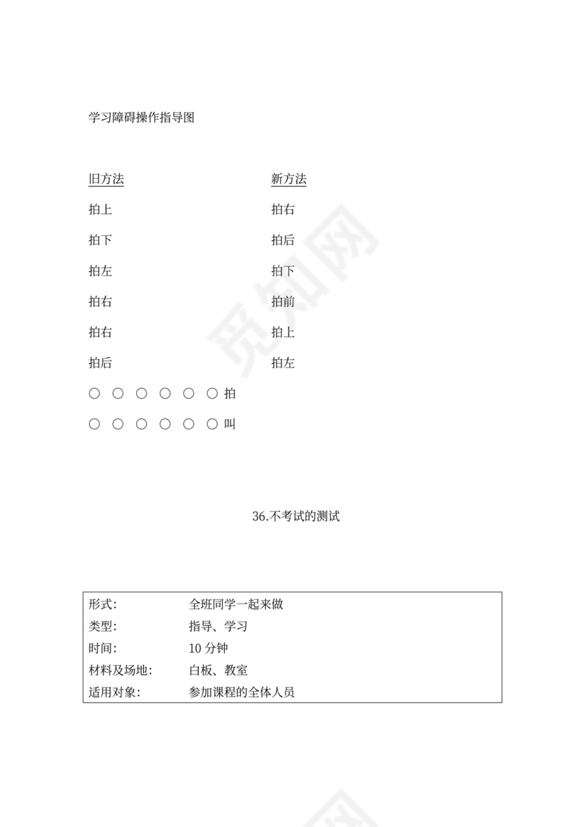 32个团队建设游戏大全