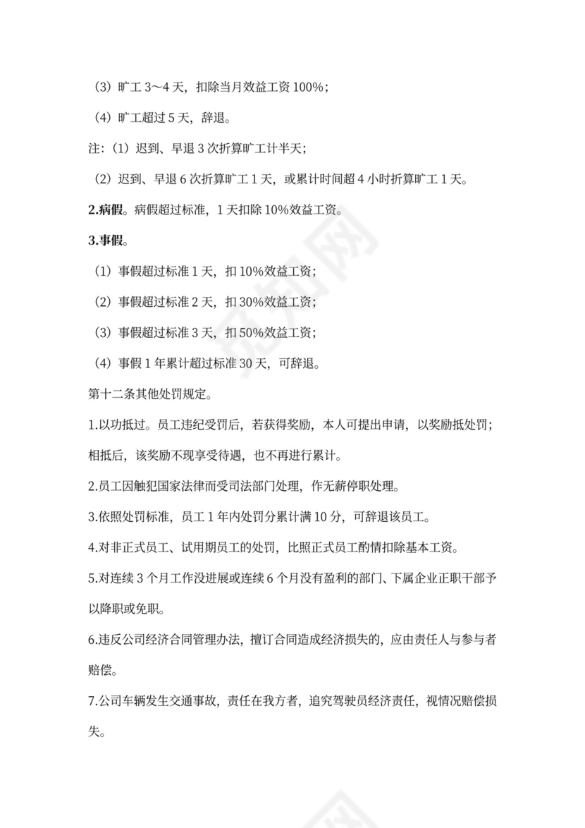 员工奖励与惩罚条例