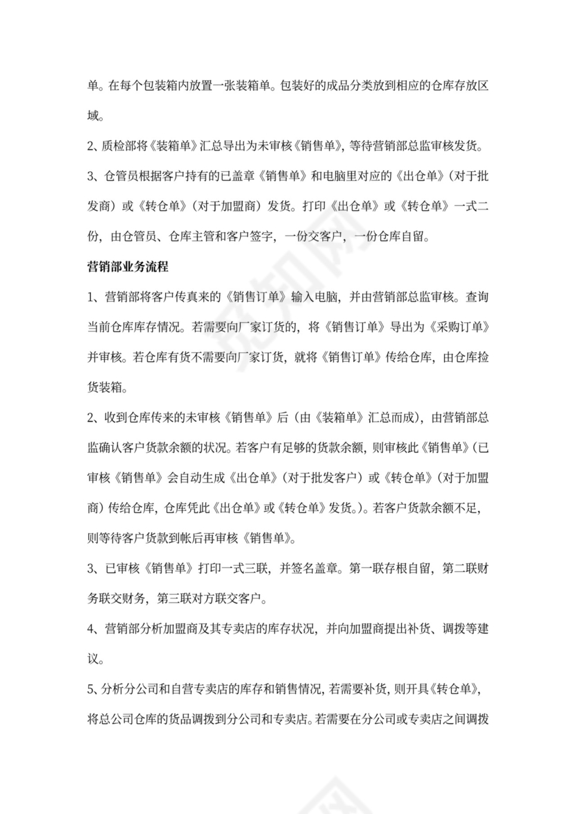 仓库主管的岗位职责