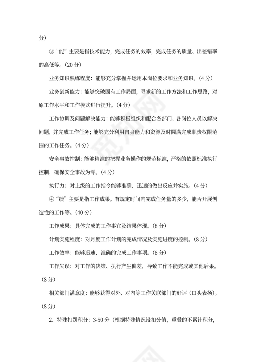 员工积分激励机制