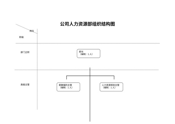 人力资源部新组织结构图