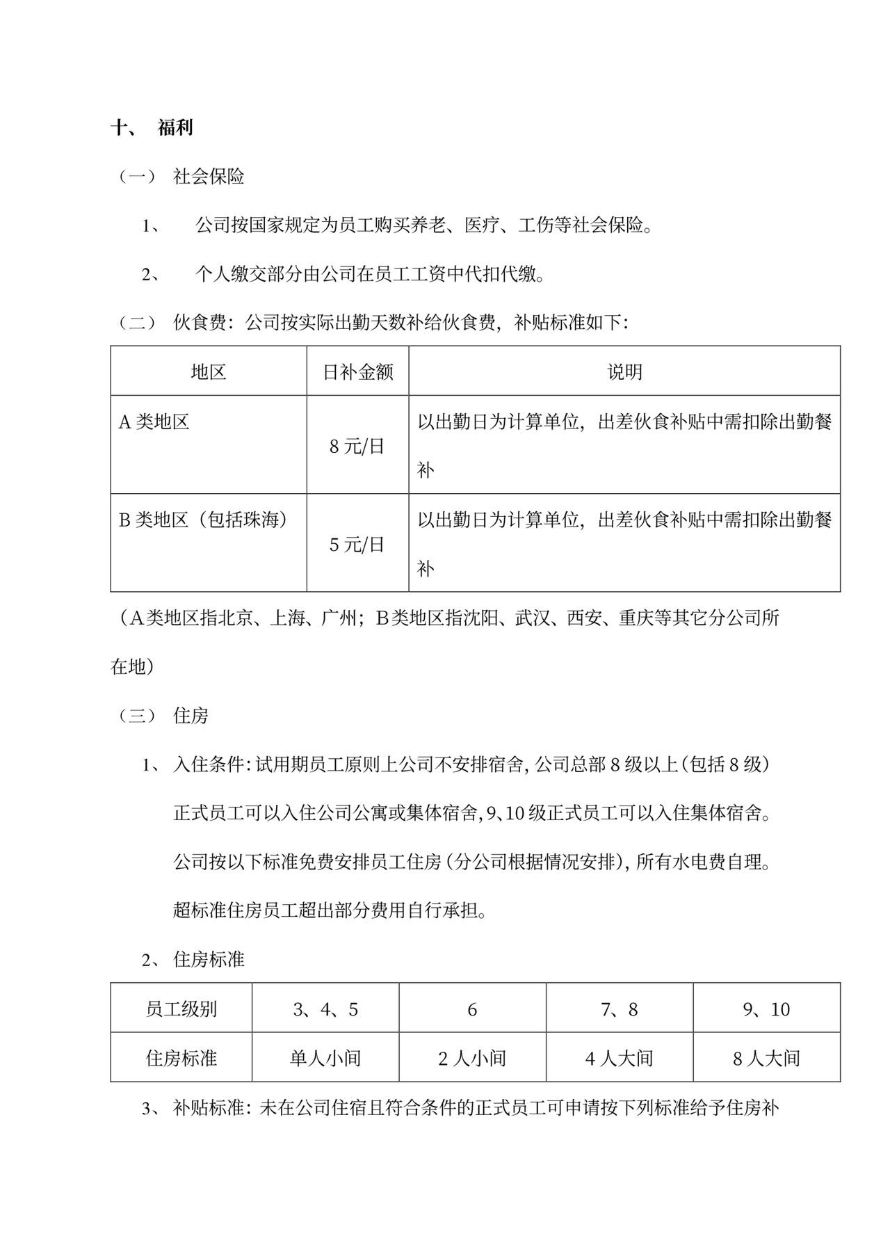员工薪酬管理制度word模板