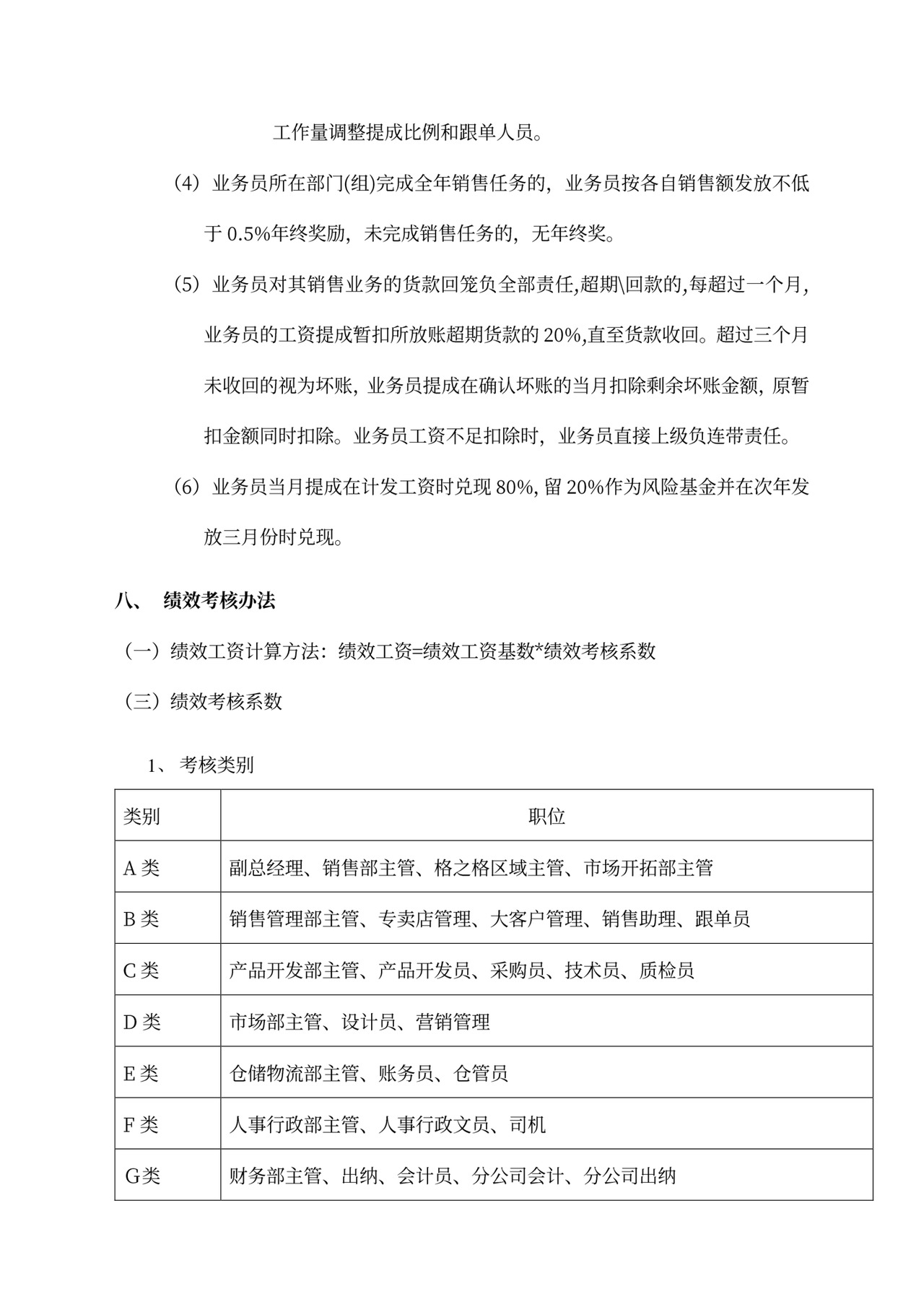 员工薪酬管理制度word模板