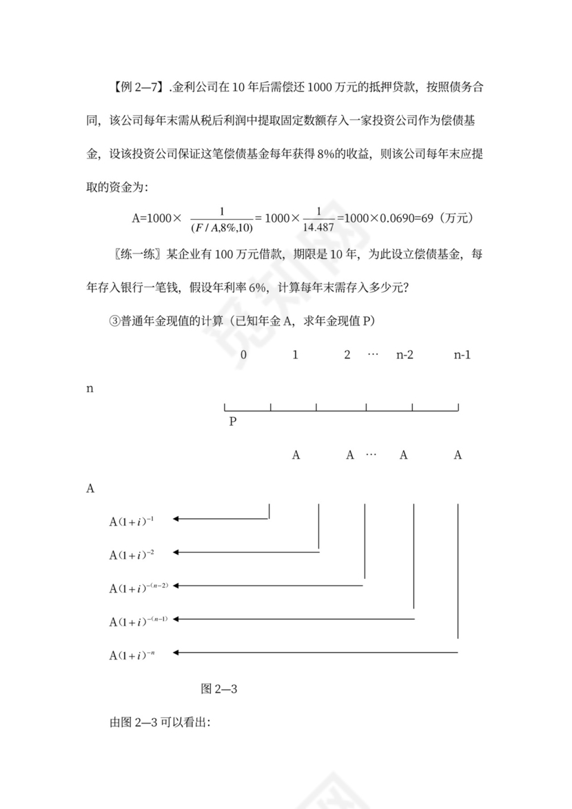 财务管理培训教案