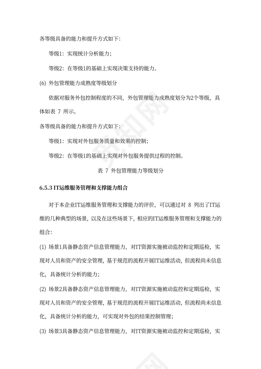 IT运维服务管理体系