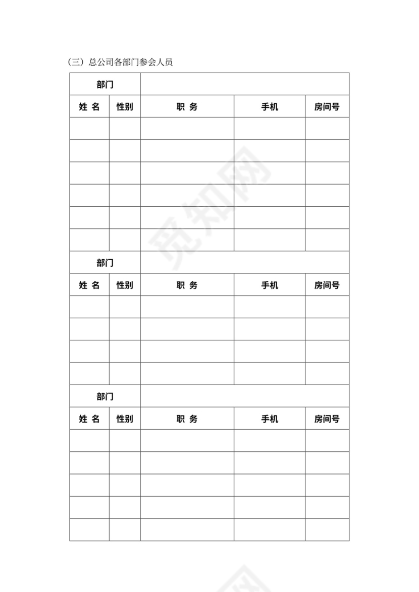业务培训会议手册