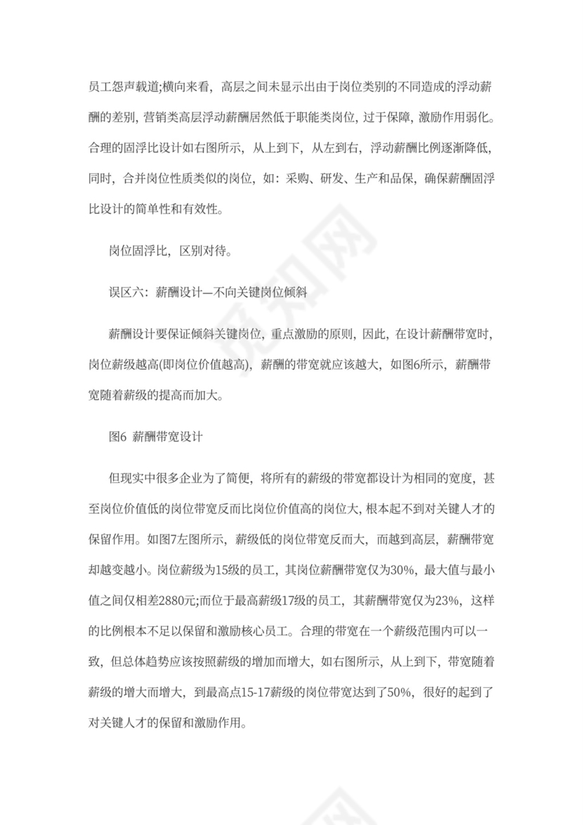 薪酬体系的管理问题