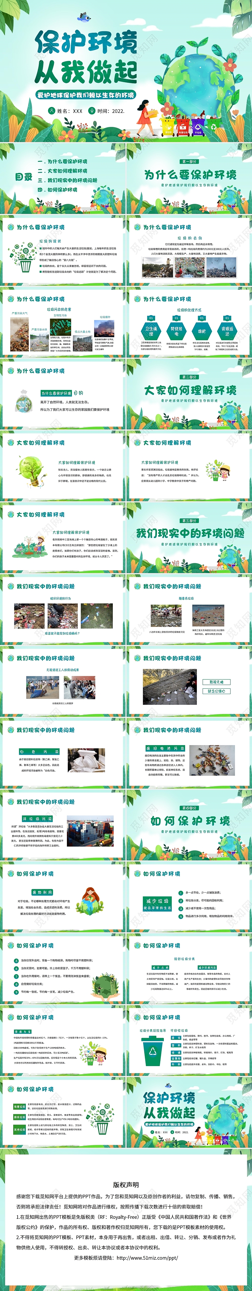 2022年世界环境日保护环境人人有责爱护地球爱护生态主题班会环境保护