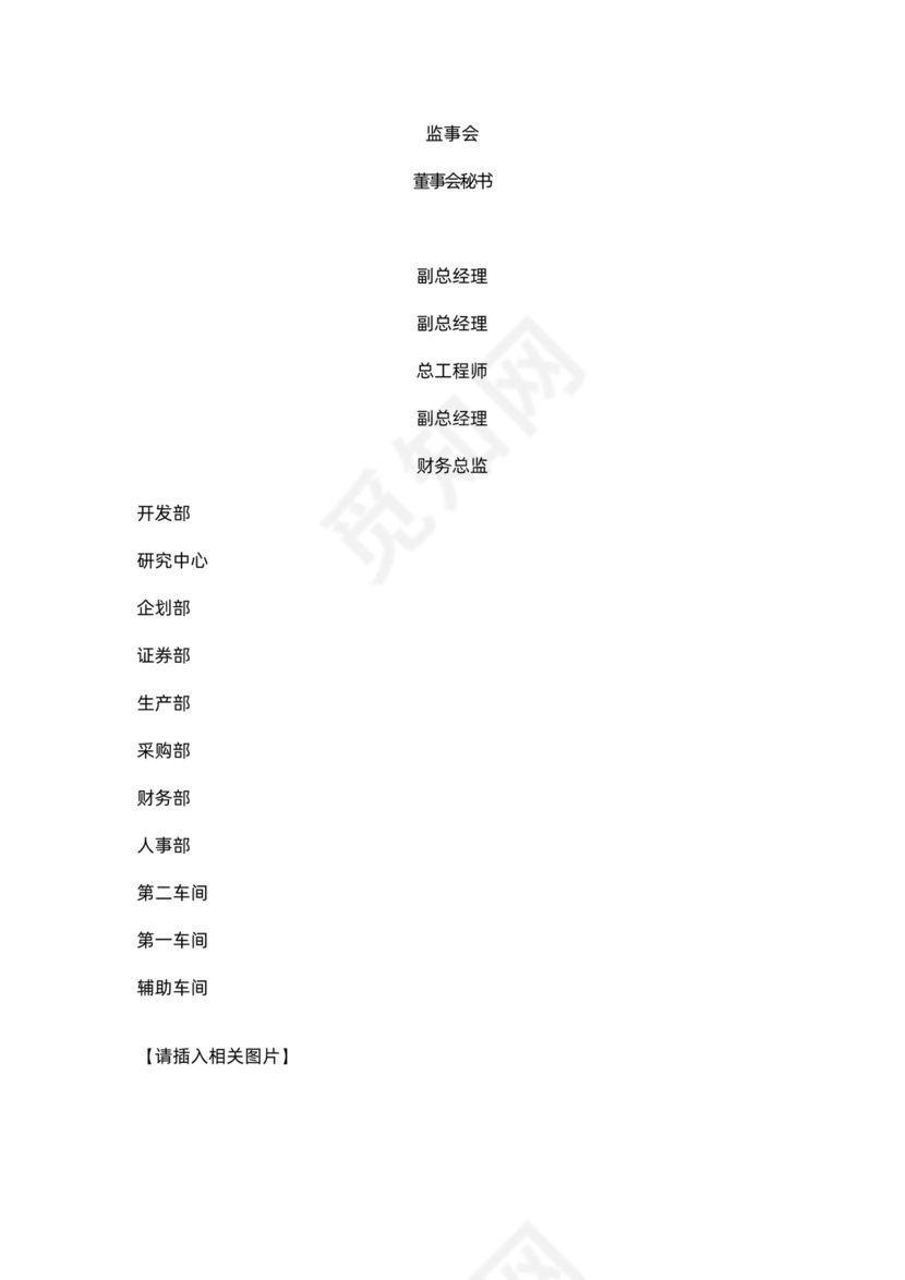 制药公司商业计划书