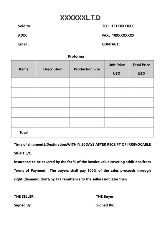 外贸销售合同（英文版）