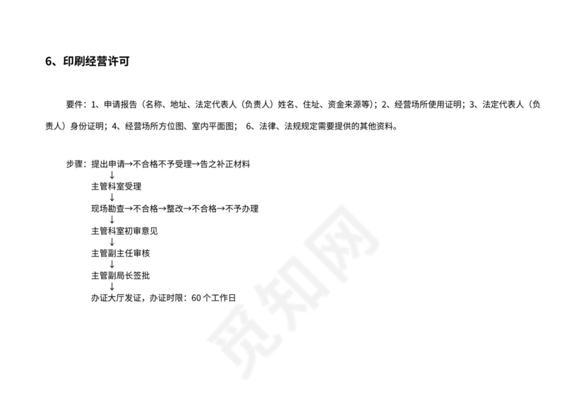 行政审批类流程图