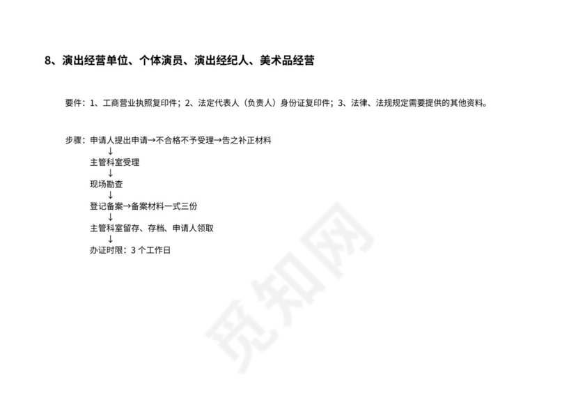 行政审批类流程图