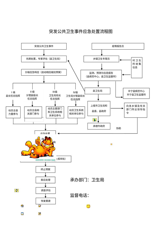 公共卫生事件应急处置流程图