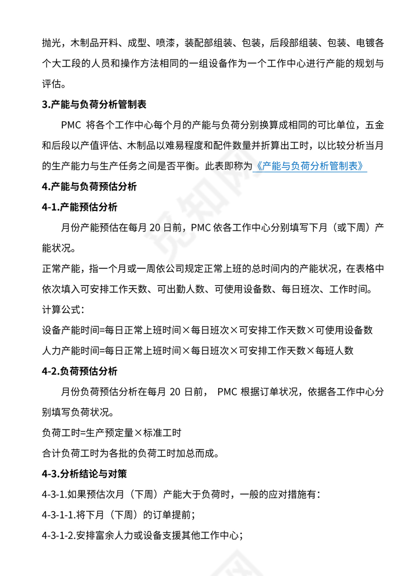 生产计划运作管理流程