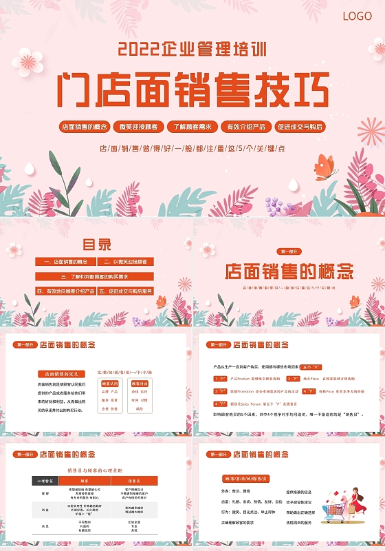 2022年门店面销售技巧企业销售培训管理PPT课件企业培训门店面销售技巧培训