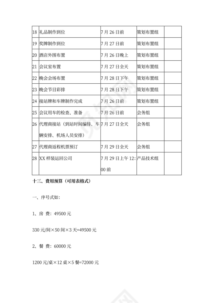 简约会议策划方案模版大型会议策划方案