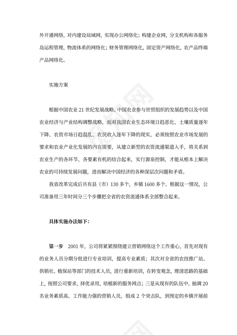 白色商务风创新创业项目计划书商业计划书模板