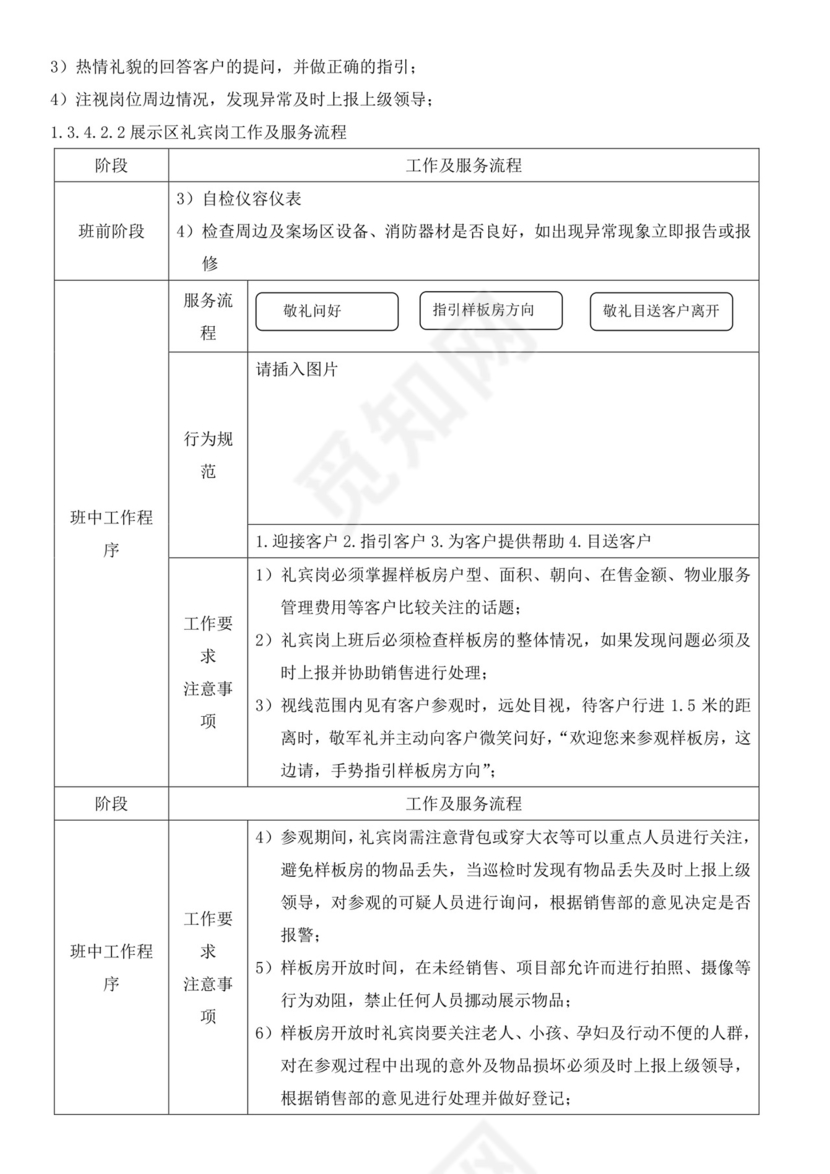 白色简约物业服务手册