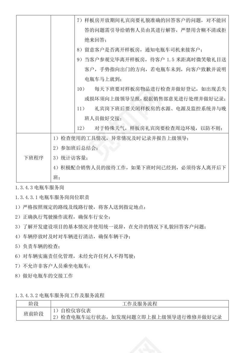 白色简约物业服务手册