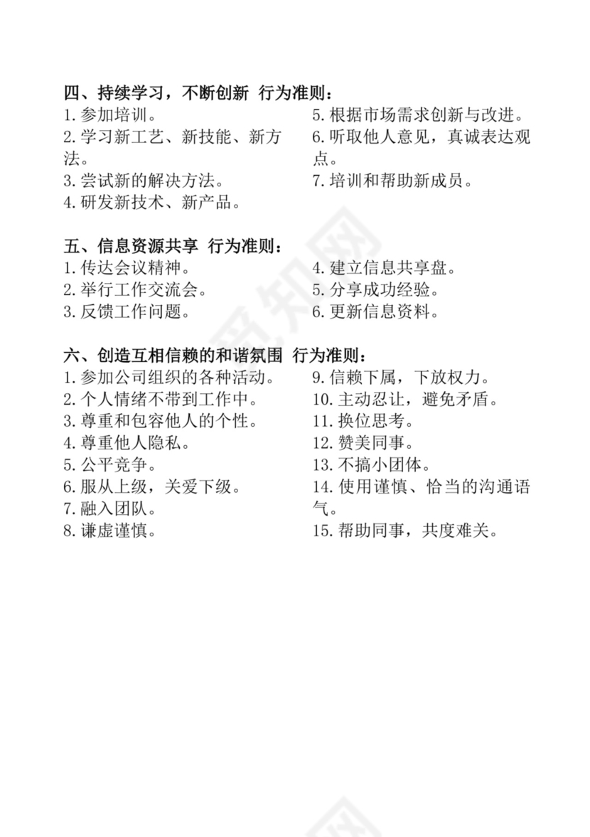 白色简洁工厂员工手册企业职工制度手册模板