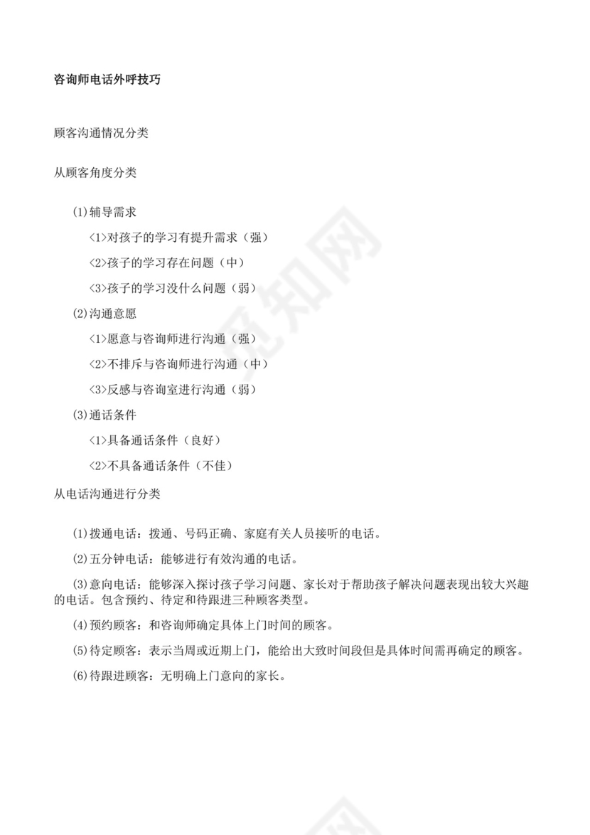 白色简约业务手册公司企业业务手册模板