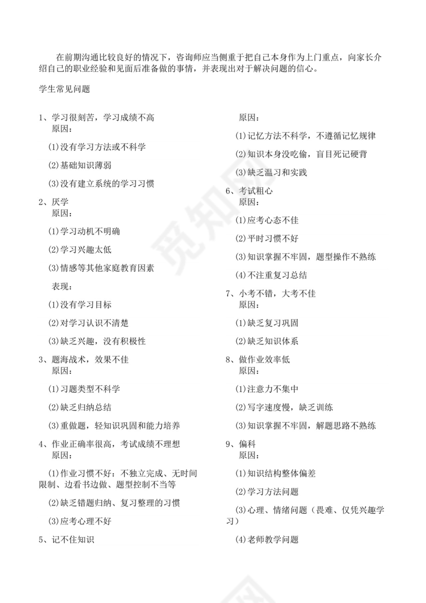 白色简约业务手册公司企业业务手册模板