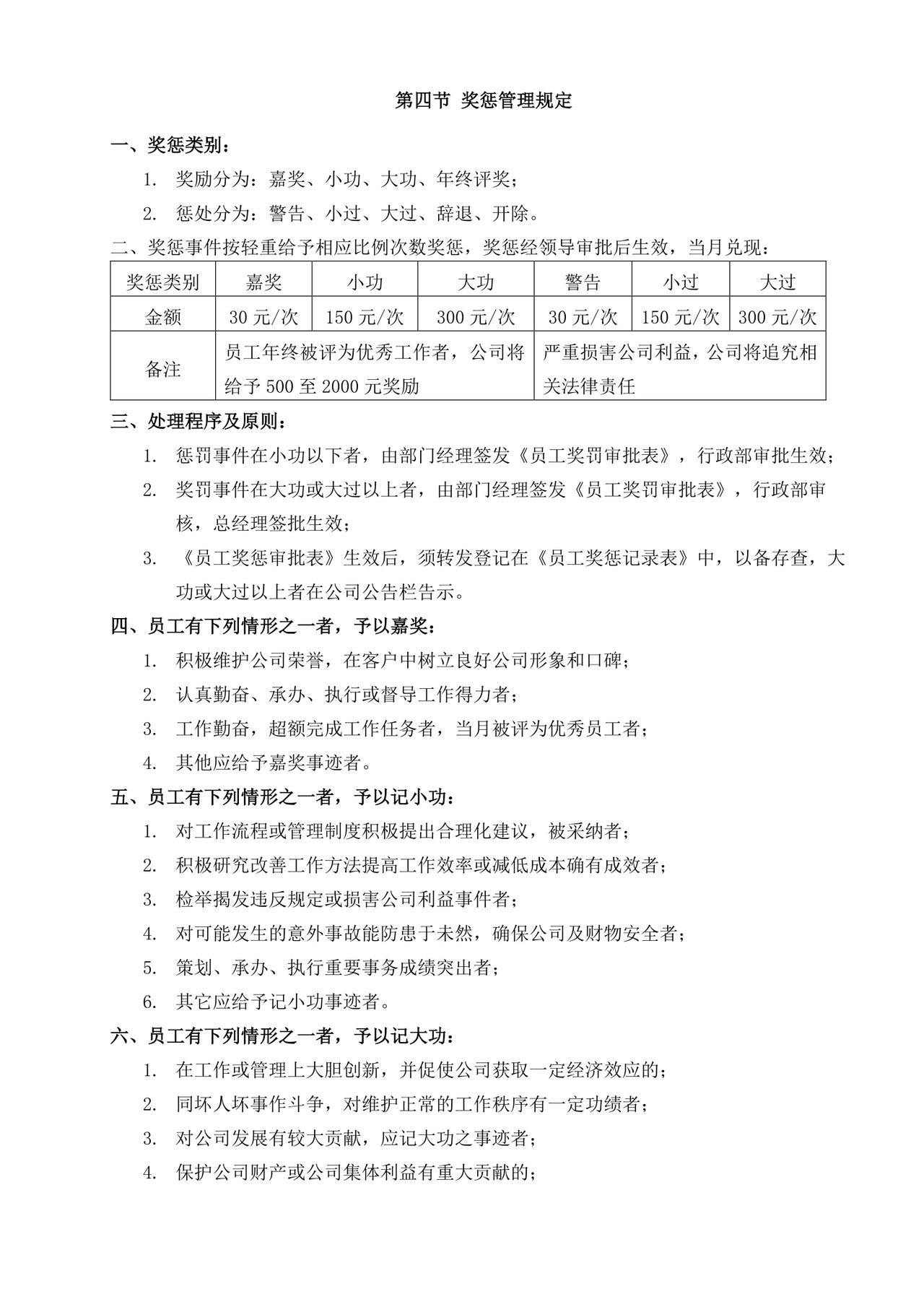 白色简约公司员工手册企业职工手册模板