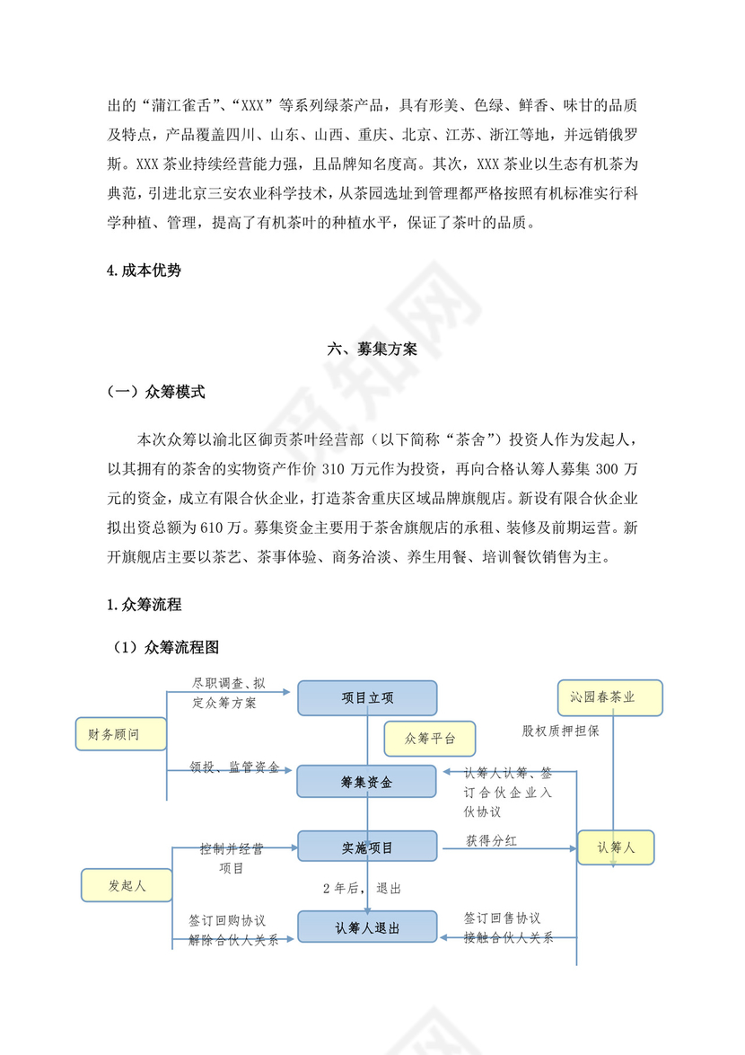 绿色简约茶馆创新计划书茶馆创新创业计划书创新创业商业计划书
