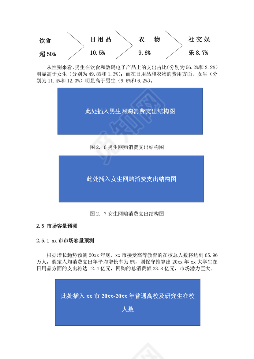 电商项目创业商业计划书大学生项目计划书大学生创新创业项目计划书