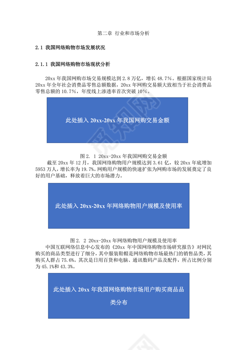 电商项目创业商业计划书大学生项目计划书大学生创新创业项目计划书