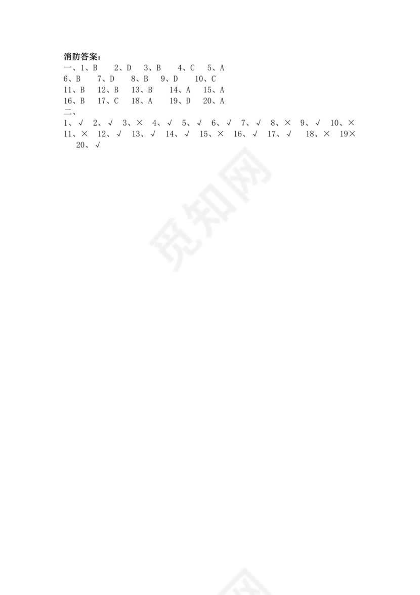 白色简洁企业培训试题公司培训模板