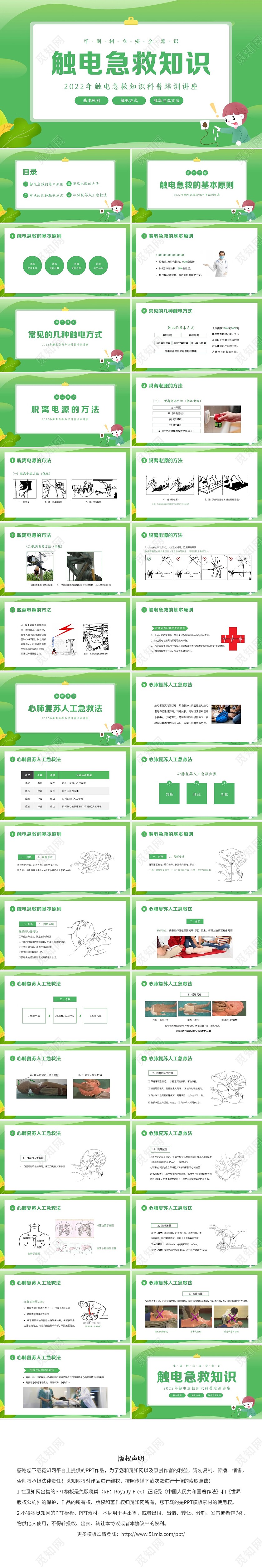 2022年触电急救知识科普培训PPT课件