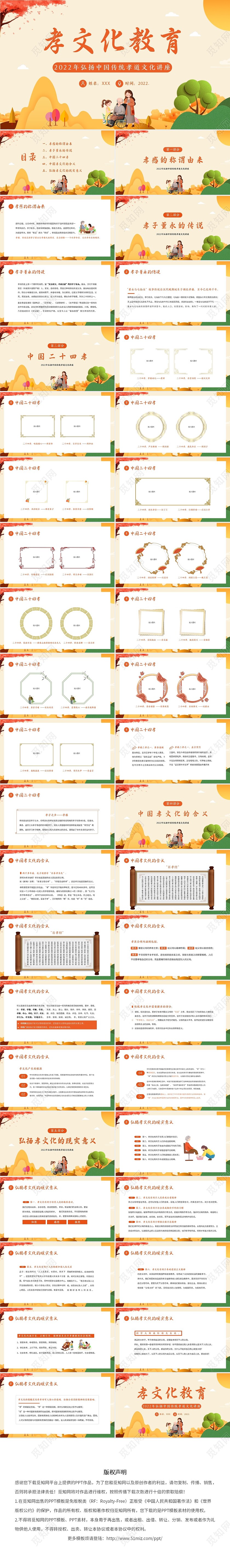 2022年中华传统孝道孝顺文化知识讲座PPT课件孝文化